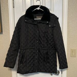 Marc New York Black Jacket with Removable Hood